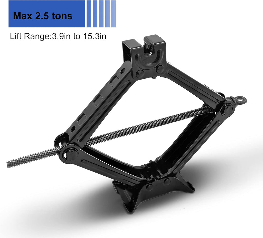 Scissor Lift Jack 2.5 Ton Capacity Pack of 2 O441