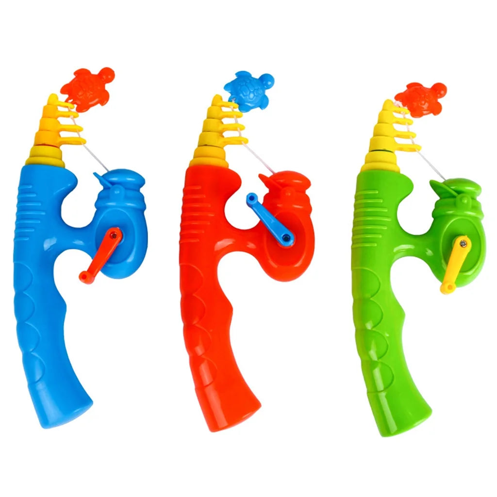 6 Pieces Kids Fishing Rod Toy Magnetic Fishing Game V18819