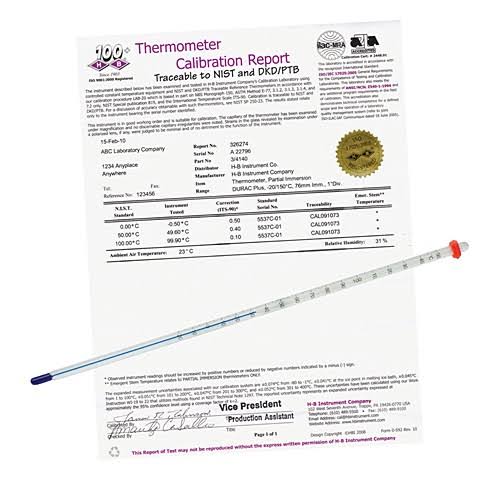 Calibrated Thermometer C866