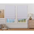 White Insulating Cordless Roman Shade A2962