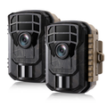 2 Pack 36MP 2K Infrared Night Vision Waterproof Trail Camera with 2.0" LCD K296