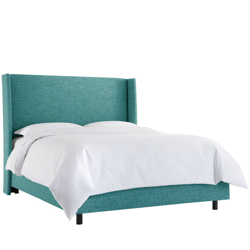 Twin Blue Square Bed H430
