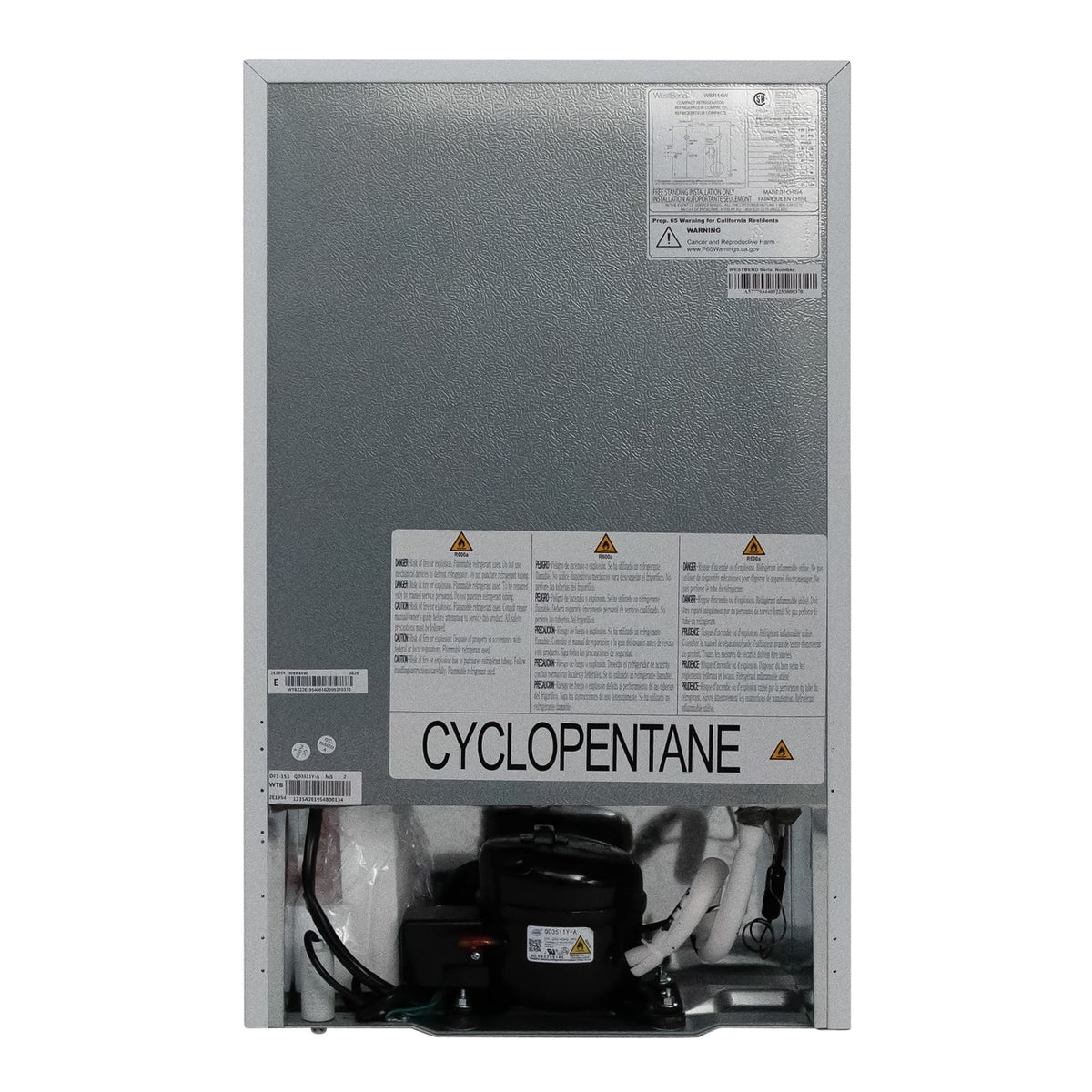 White 4.4 cu. ft. Compact Refrigerator N6702