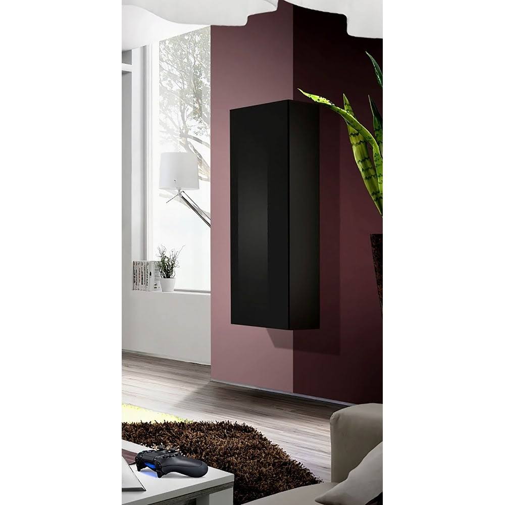 Wall-Mounted Bookcase - Black I41101
