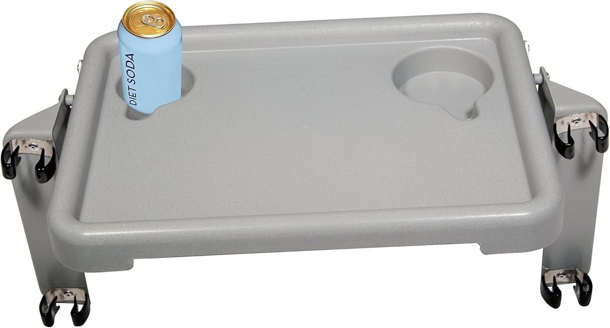 Gray Walker Tray with Cup Holders A510107