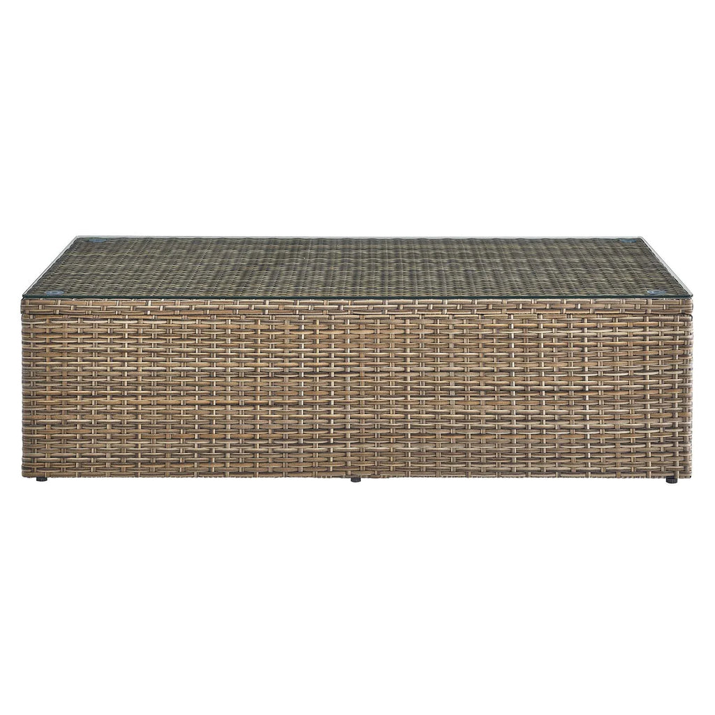 2-Piece Outdoor Patio Furniture Set in Cappuccino White N870887
