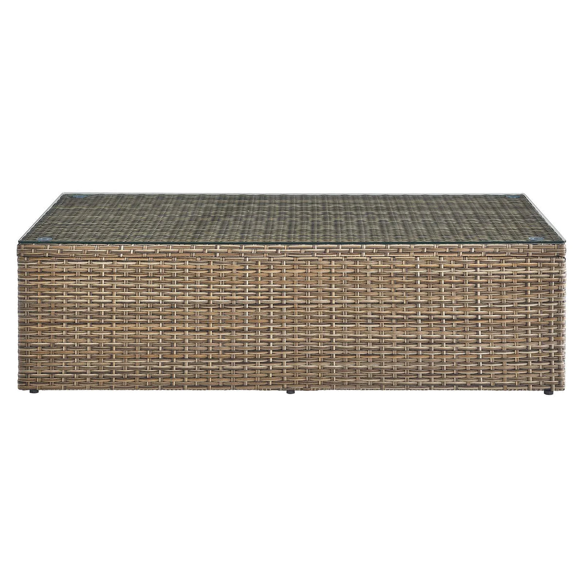 2-Piece Outdoor Patio Furniture Set in Cappuccino White N870887