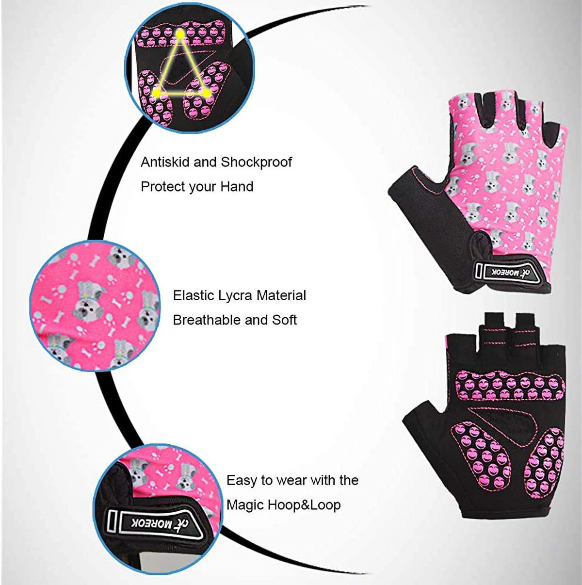 Breathable Anti-Slip Half Finger Cycling Gloves H7667
