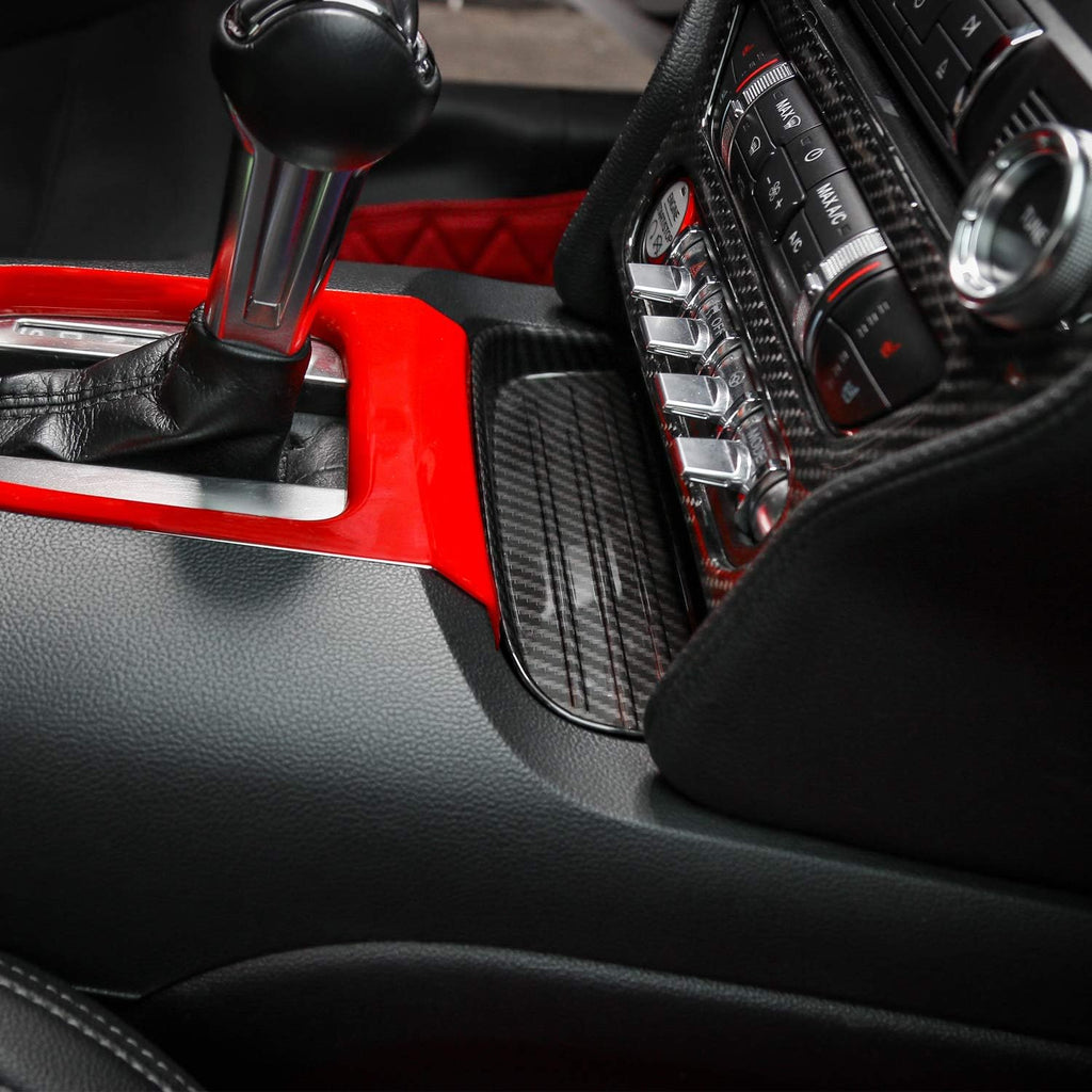 ABS Gear Shift Storage Organizer Trim Cover for Ford Mustang 2015-2021 R57082
