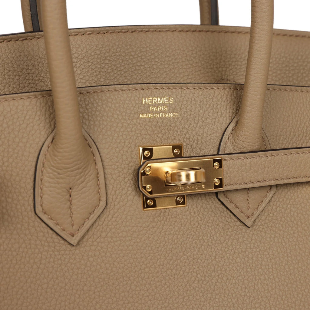 Beige Togo Leather Handbag U211046