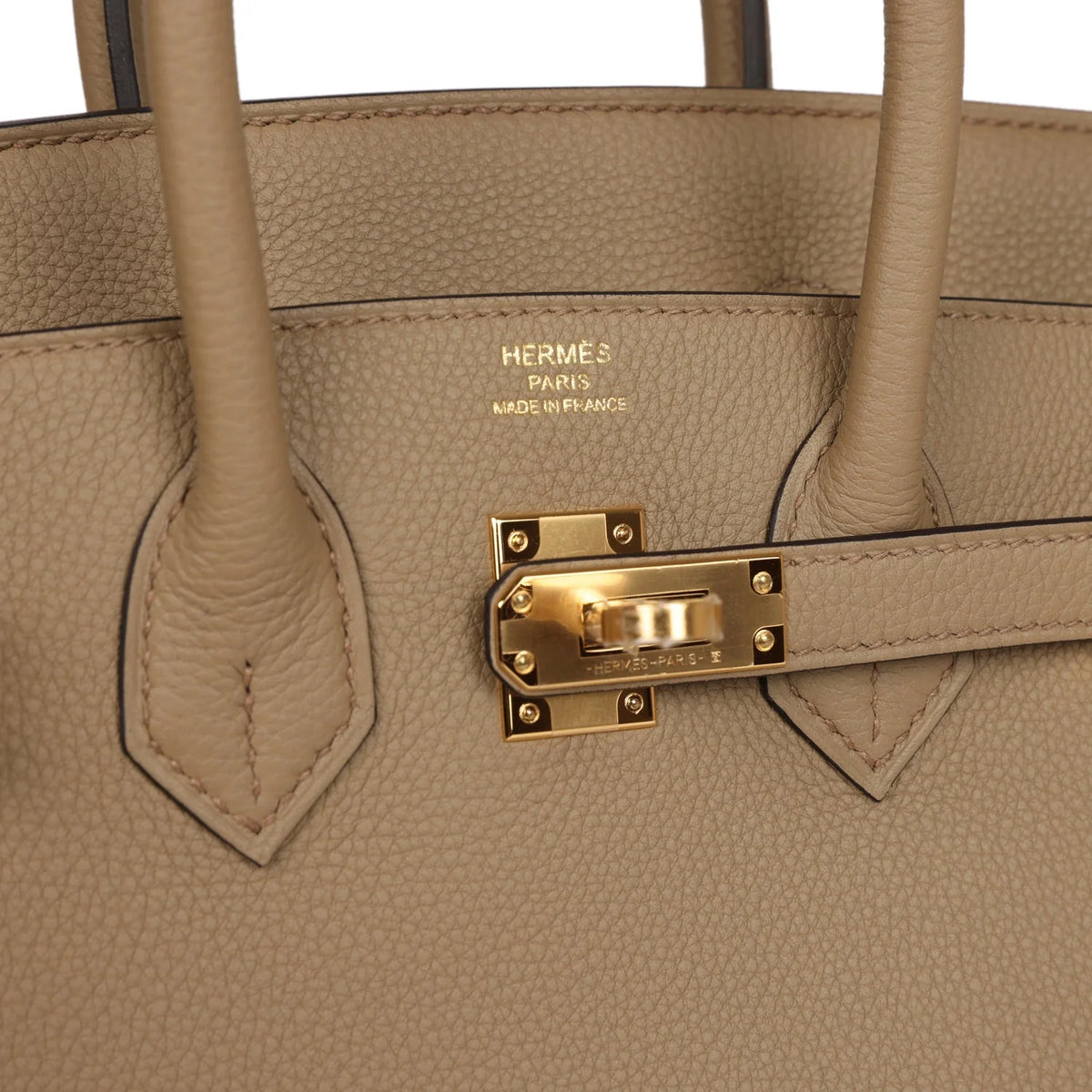 Beige Togo Leather Handbag U211046