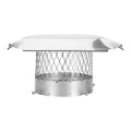 8x22 Stainless Steel Single Flue Chimney Cap V1705