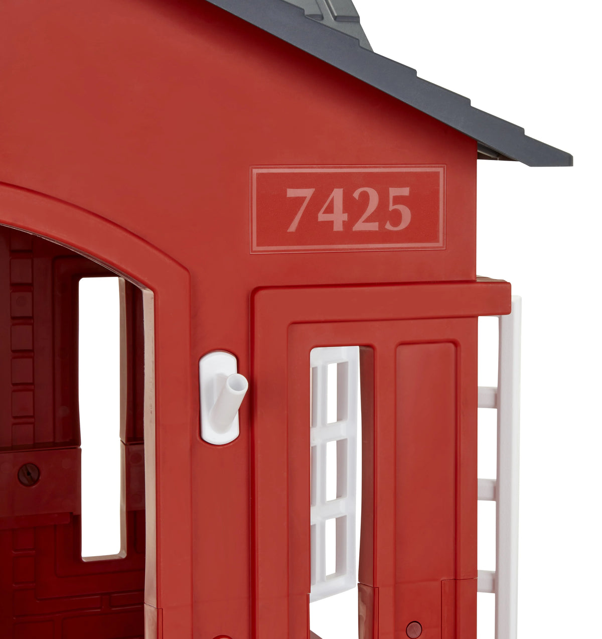 Red Kids Playhouse with Working Door V7391