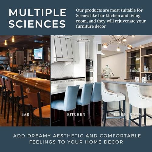 Waterproof PU Bar Stool Covers Set of 2 N73376