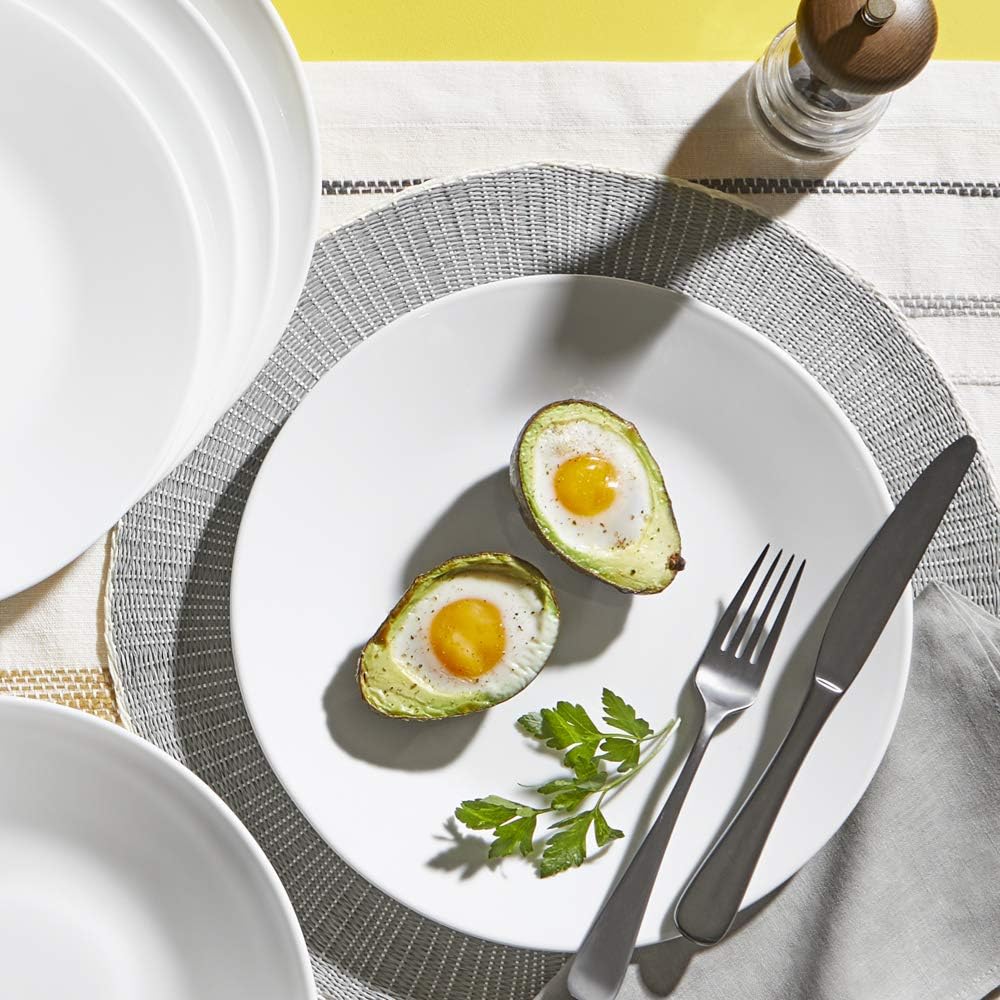18 Piece Glass Dinnerware Set, Service for 6 P97420