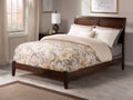 King Wood Traditional Bed Frame with Sleigh Headboard I203