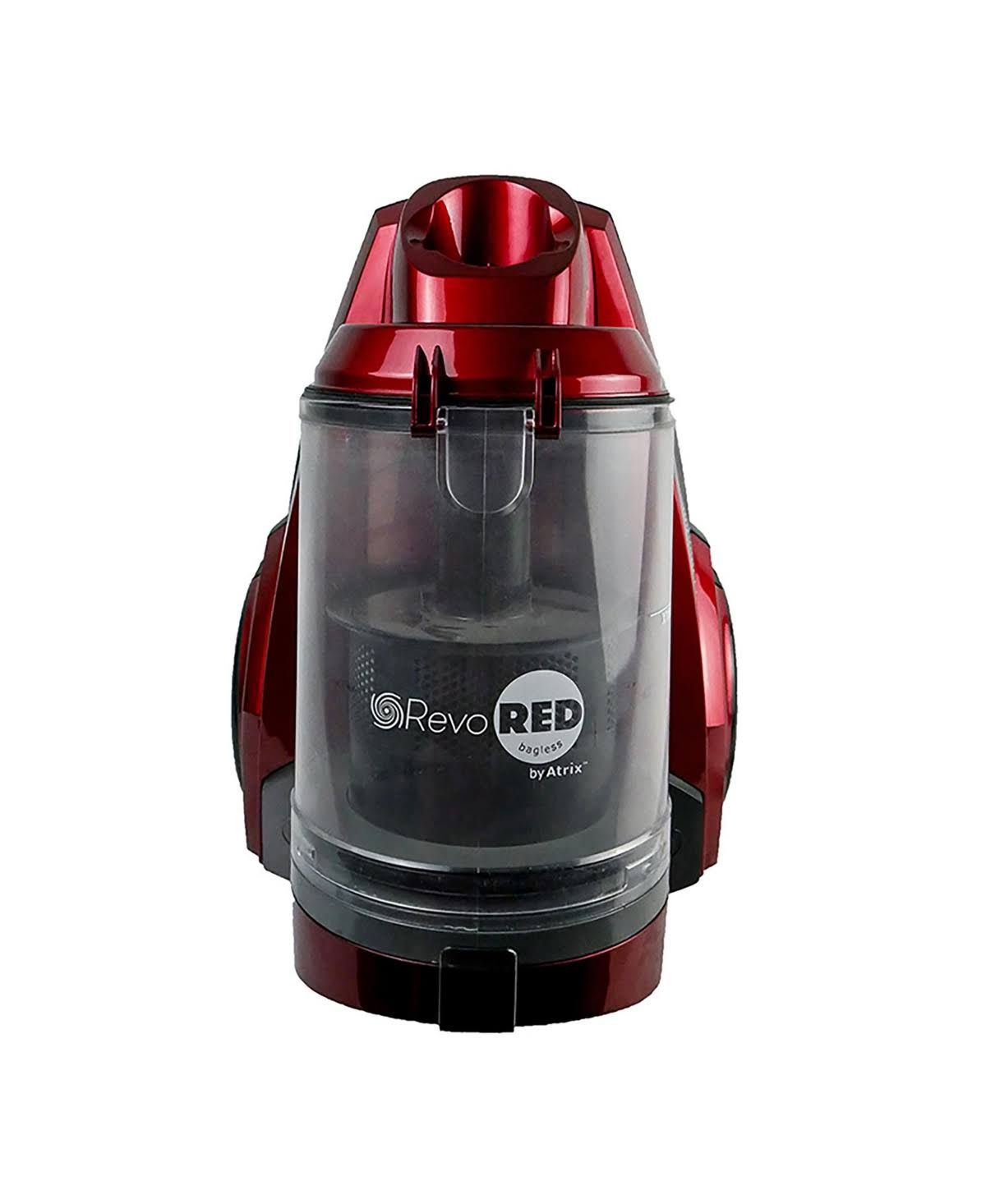 Red Bagless HEPA Canister Vacuum Q766