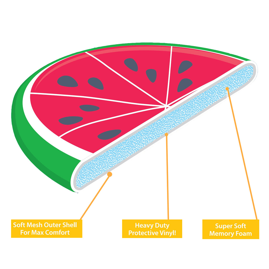 Watermelon Mesh Memory Foam Pool Float Lounger M9581
