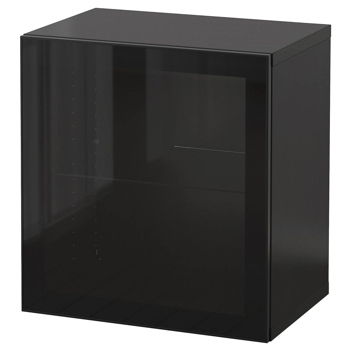 High-gloss Black Wall-Mounted Cabinet X653