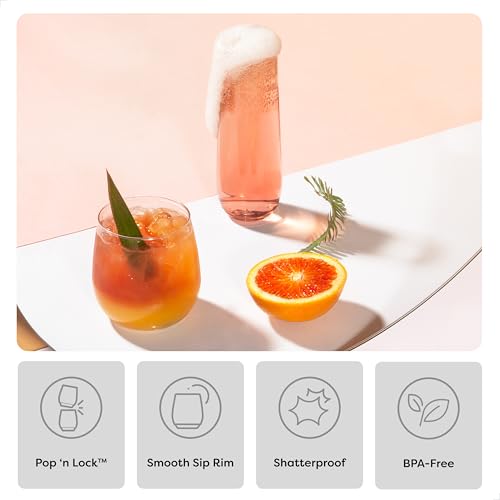 9oz Crystal Clear Plastic Champagne Glasses, 12 Count T4240