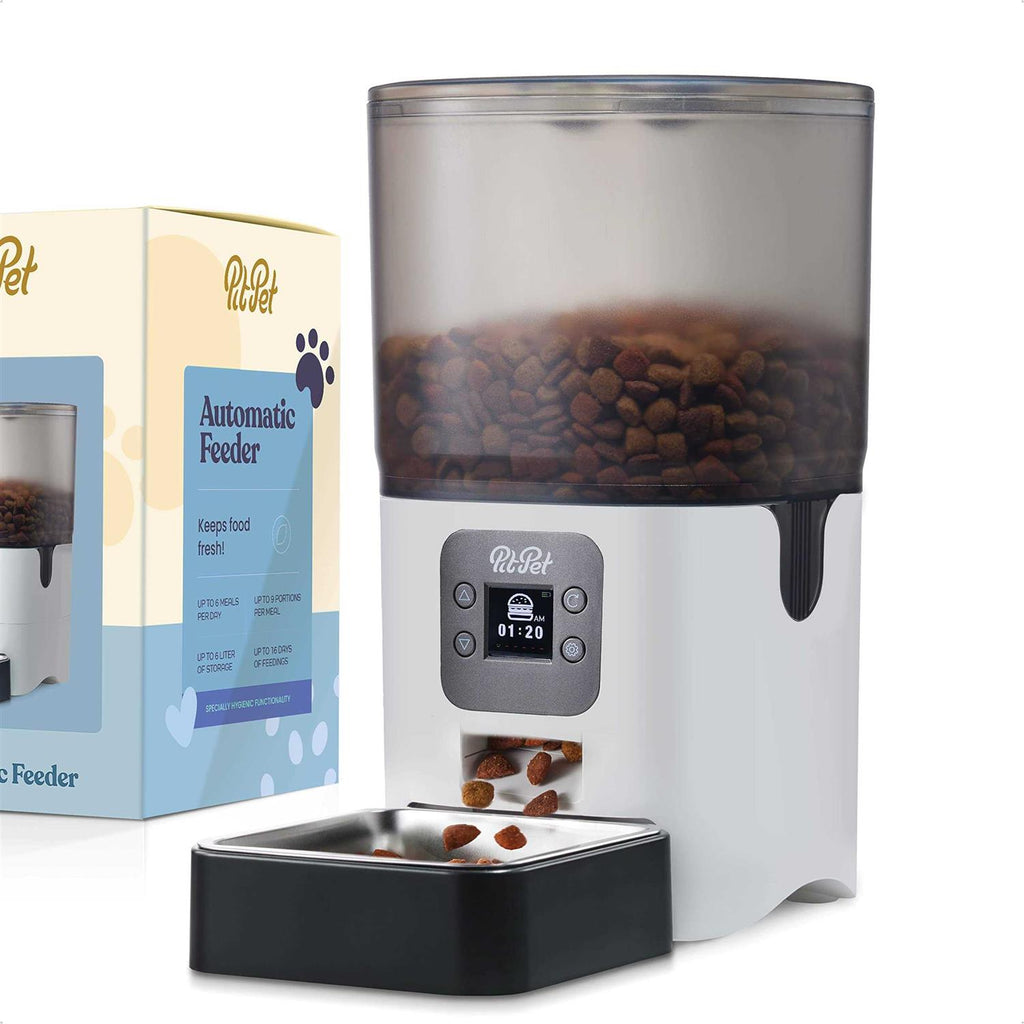 6-L Automatic Cat Feeder with LCD Screen K4183