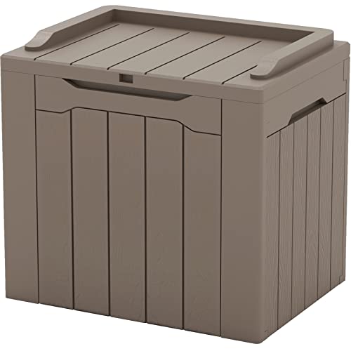 70 Gallon Water-Resistant Plastic Storage Bench R4302