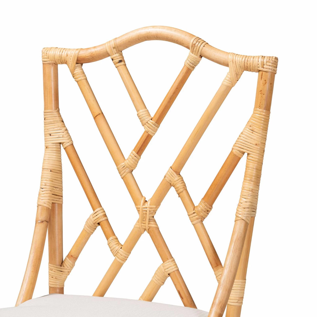 Natural Finished Rattan Chair L1592