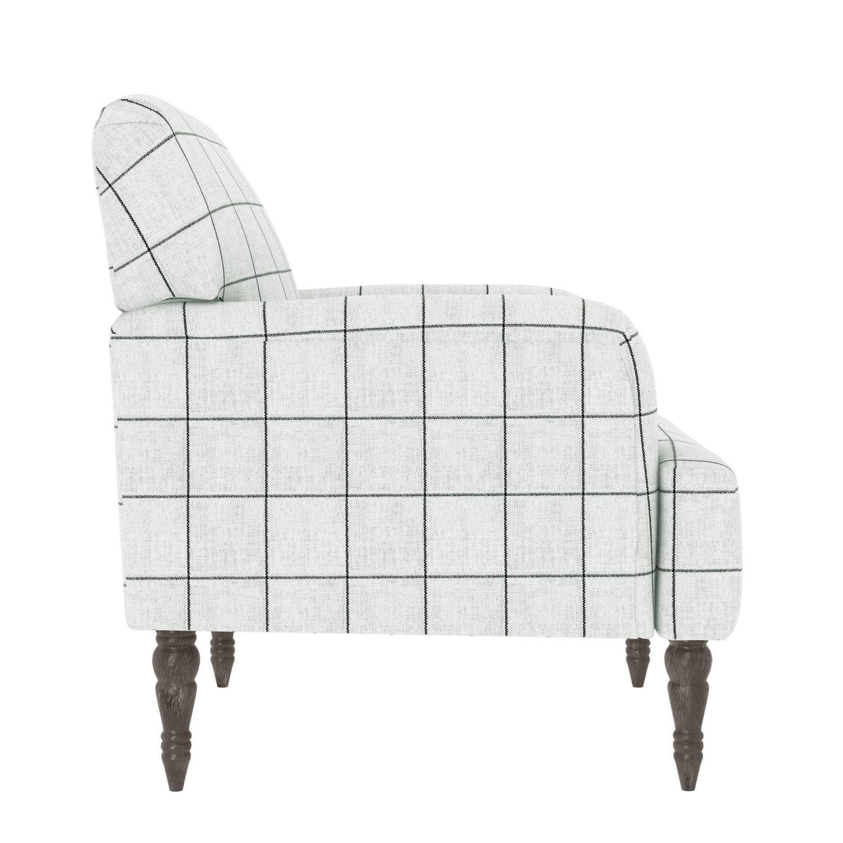 Black Polyester Blend Armchair Q550132