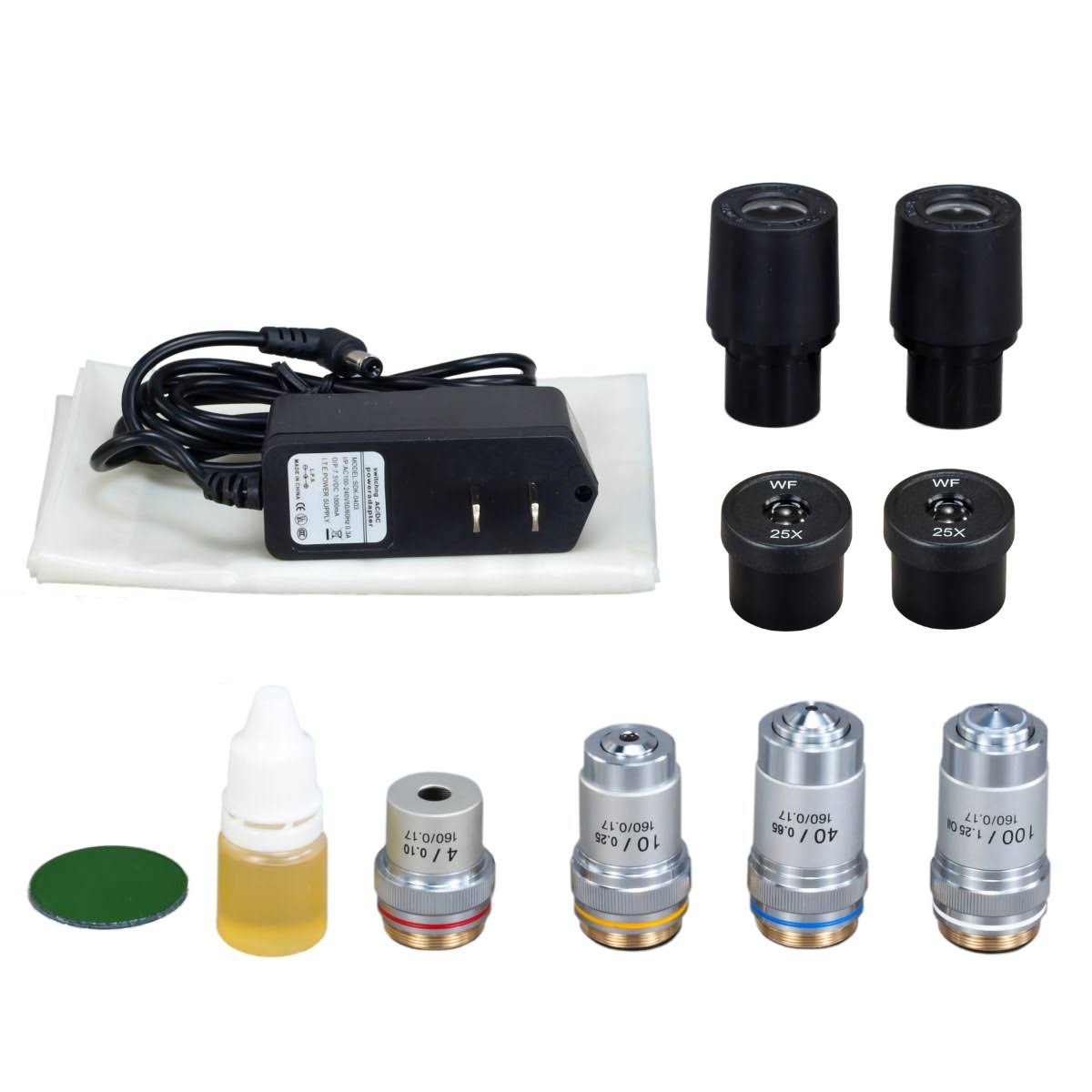 40X-2500X LED Trinocular Compound Microscope Z3516