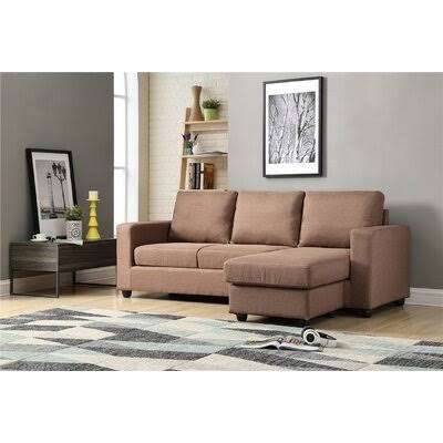 82x22 Wide Reversible Sofa & Chaise with Ottoman T317