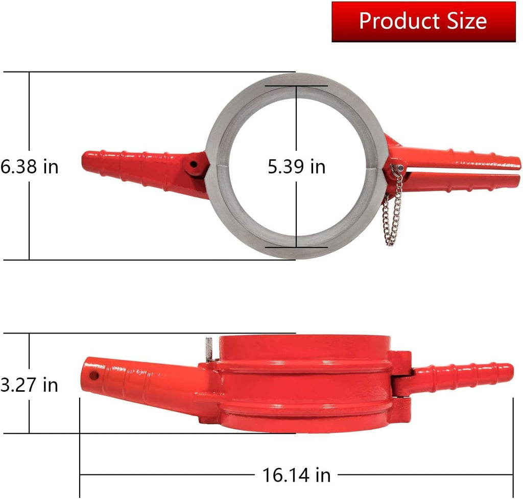 Piston Ring Compressor Tool with 5.4 bore, Anti-Polishing Ring Adapter (4 PCS) N665769