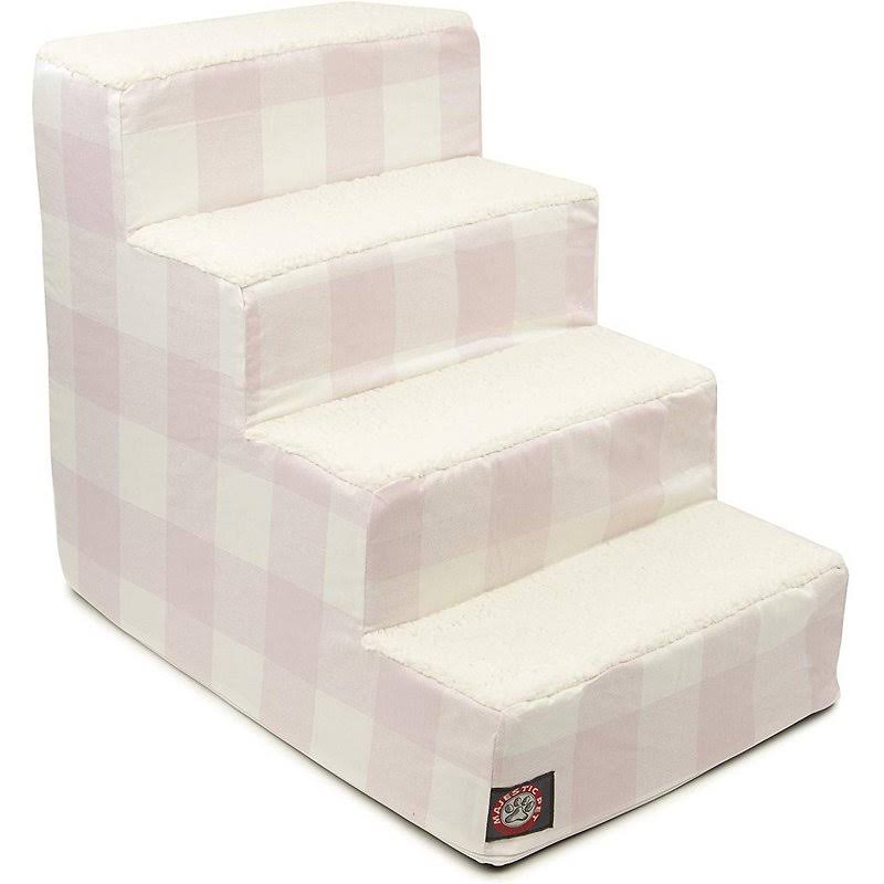 Pink 4 Step Pet Stairs T565507