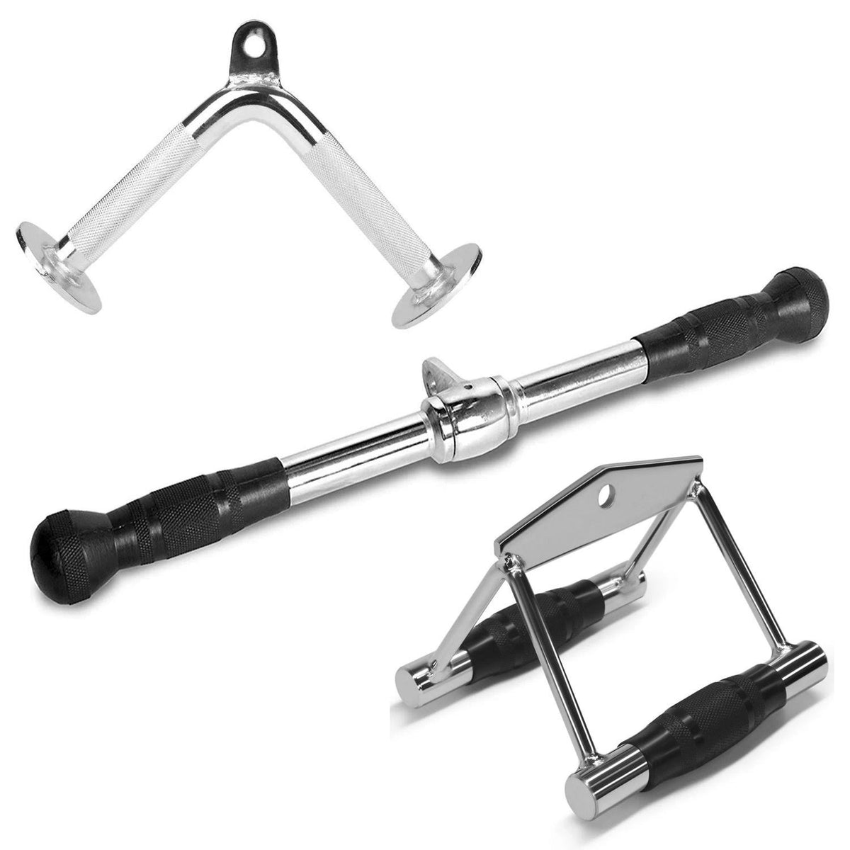 Tricep Curl Bar Cable Attachment Home Gym Equipment W8633