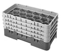 17 Compartment Half-Size Glass Rack S6211