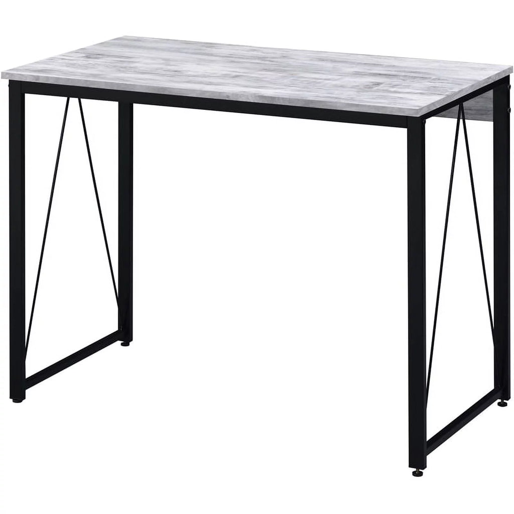 Antique White and Black Wood Writing Desk A496417