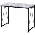 Antique White and Black Wood Writing Desk A496417