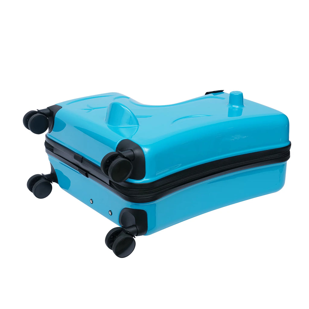 20" Kids Ride On Hard Luggage Suitcase Blue J880