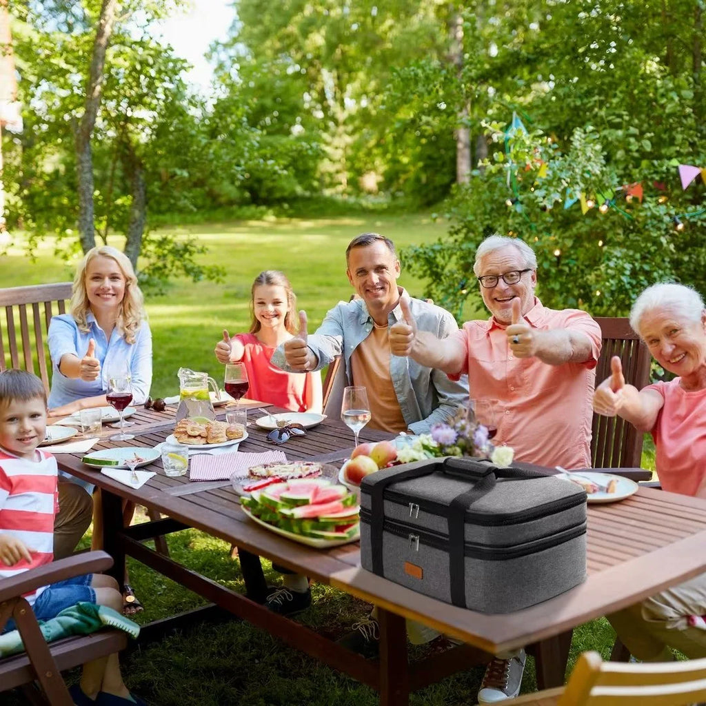 Grey Insulated Casserole Carrier D657