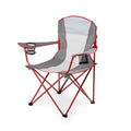 Oversized Quad Folding Outdoor Camp Chair - Brilliant Red T813