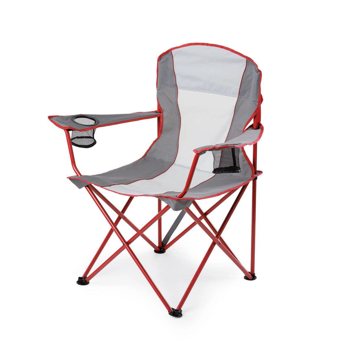 Oversized Quad Folding Outdoor Camp Chair - Brilliant Red T813