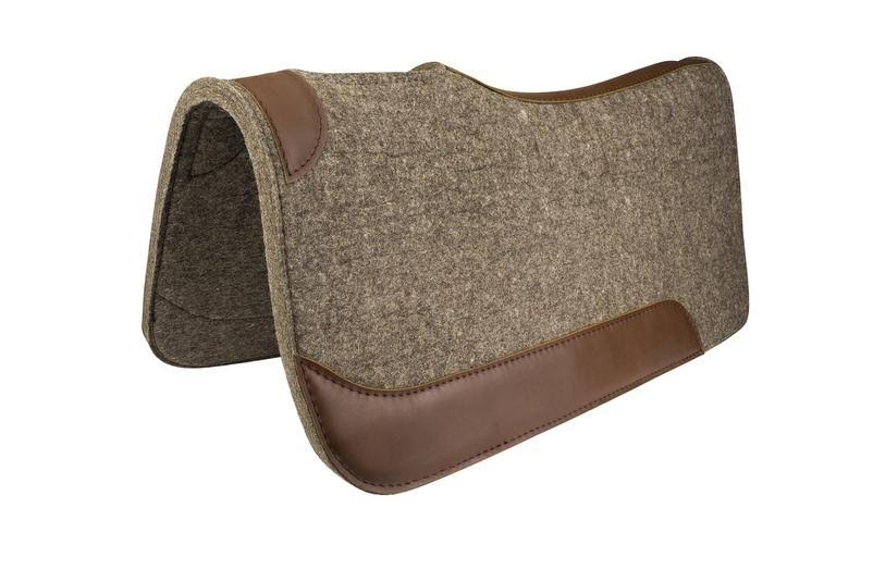 Chocolate Felt Western Saddle Pad G2667