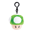 1-Up Mushroom Clip-On Plush Stuffed Toy W12546