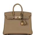 Beige Togo Leather Handbag U211046