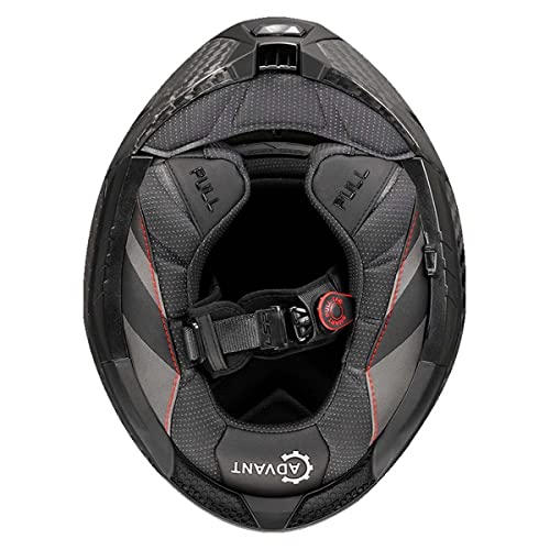 Matte Black Carbon Fiber Modular Helmet V102712