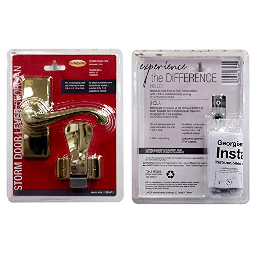 White Storm Door Lever X848