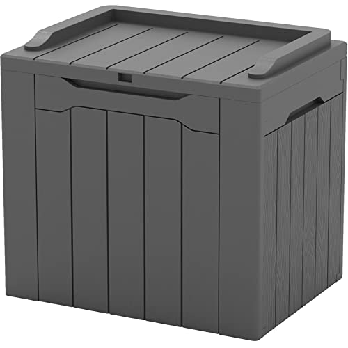70 Gallon Water-Resistant Plastic Storage Bench R4302