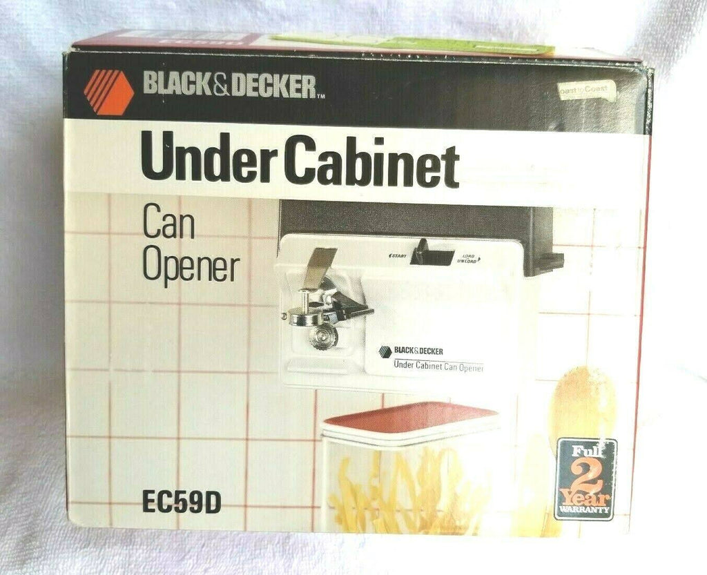 Black Electric Can Opener Y112604