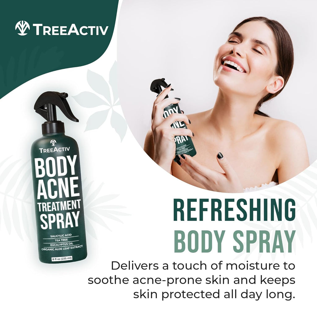 8 fl oz 2% Salicylic Acid Body Acne Treatment Spray E204
