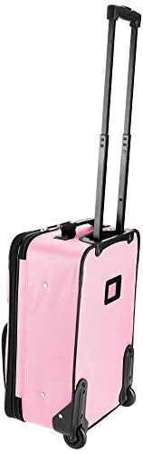 Pink Expandable 2-Piece Softside Upright Luggage Set C42257