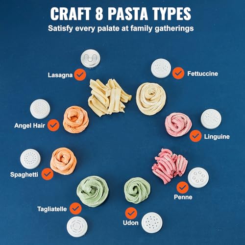 150W Automatic Pasta Maker with 8 Pasta Shapes Q423847